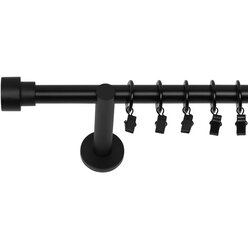 Karnisz pojedynczy fi 19 czarny mat SLICK CZARNY MAT