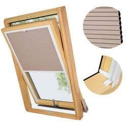 PLISA DACHOWA PLASTER MIODU DO OKNA VELUX MK06 TKANINA RÓŻ PROFIL BIAŁY