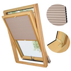 PLISA DACHOWA PLASTER MIODU DO OKNA VELUX MK08 TKANINA RÓŻ PROFIL SOSNA