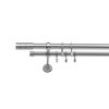 Karnisz podwójny fi 25/19 chrom mat Cylinder