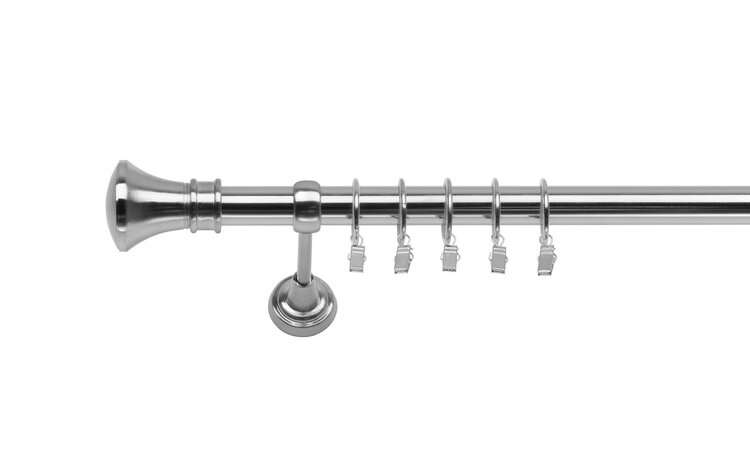 Karnisz pojedynczy fi 25 efekt stali Monako