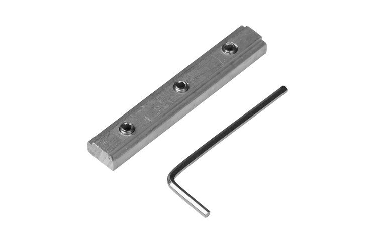 Łącznik metalowy do szyny sufitowej ALU 2+1 - 2 sztuki