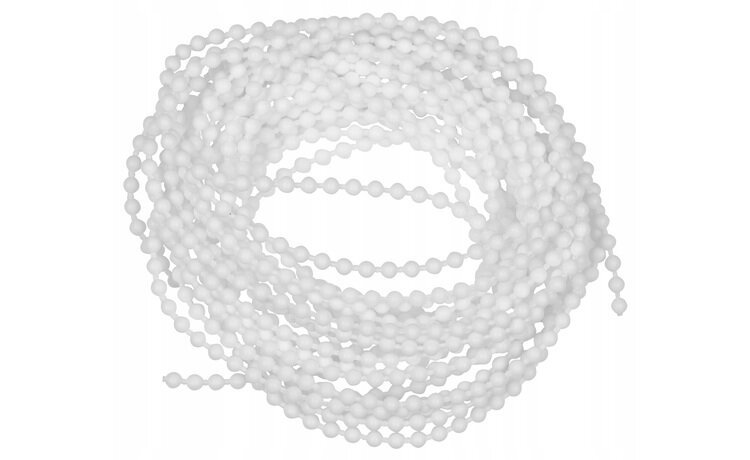 Łańcuszek kulkowy do rolet koralik 3,2 mm - 10 mb