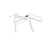 Maskownica do szyny 2+1 aluminiowej białej