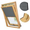 PLISA DACHOWA PLASTER MIODU DO OKNA VELUX MK06 TKANINA GRAFIT PROFIL SOSNA