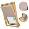 PLISA DACHOWA PLASTER MIODU DO OKNA VELUX MK06 TKANINA RÓŻ PROFIL SREBRNY ANODA
