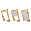 PLISA DACHOWA PLASTER MIODU DO OKNA VELUX MK08 TKANINA BIAŁA PROFIL BEŻ