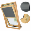 PLISA DACHOWA PLASTER MIODU DO OKNA VELUX MK08 TKANINA GRAFIT PROFIL BEŻ