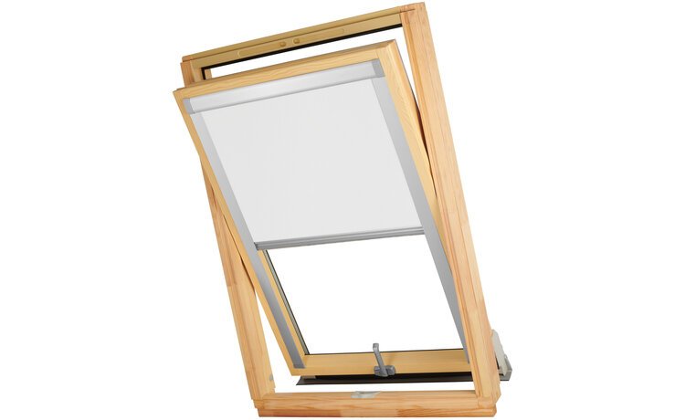 Roleta dachowa VELUX SK06 SREBRNA