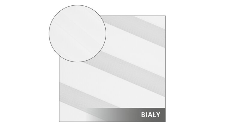 ROLETA DZIEŃ NOC SOFT BEZINWAZYJNA  BIAŁA