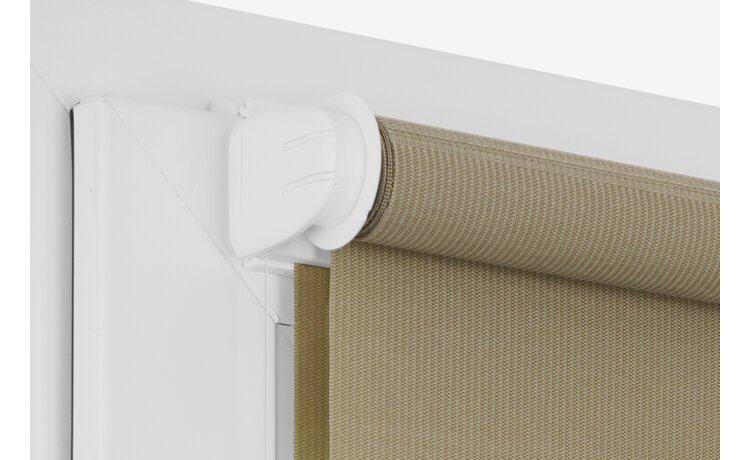 ROLETA DZIEŃ NOC SOFT BEZINWAZYJNA CIEMNO BEŻOWY