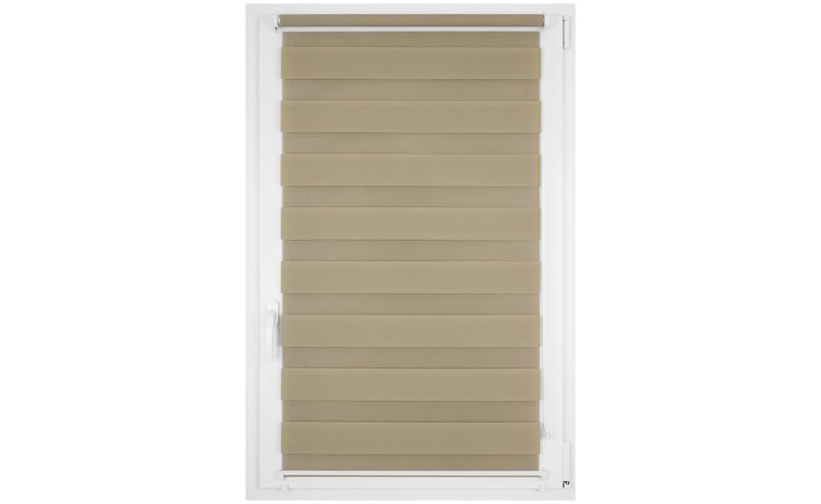 ROLETA DZIEŃ NOC SOFT BEZINWAZYJNA CIEMNO BEŻOWY