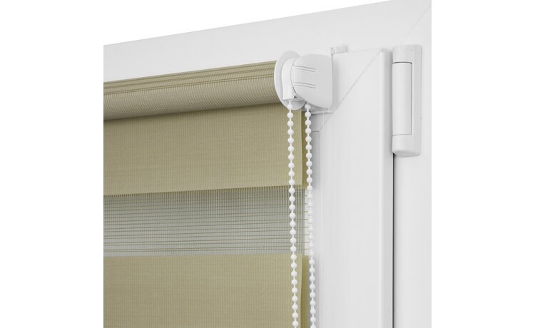 ROLETA DZIEŃ NOC SOFT BEZINWAZYJNA CIEMNO BEŻOWY