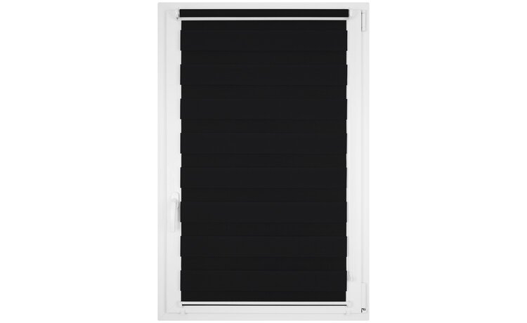 ROLETA DZIEŃ NOC SOFT BEZINWAZYJNA  CZARNA