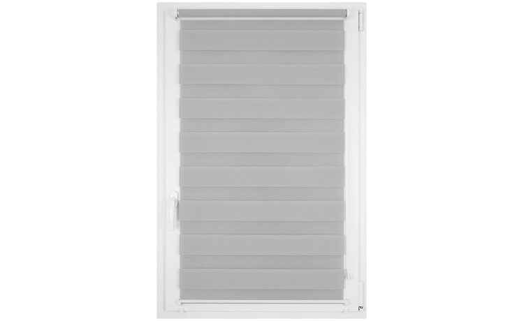 ROLETA DZIEŃ NOC SOFT BEZINWAZYJNA  SZARA