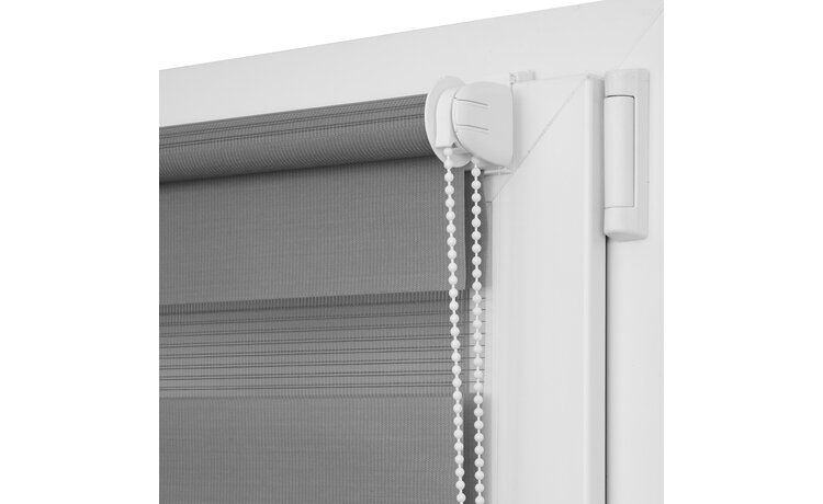 ROLETA DZIEŃ NOC SOFT BEZINWAZYJNA  SZARA