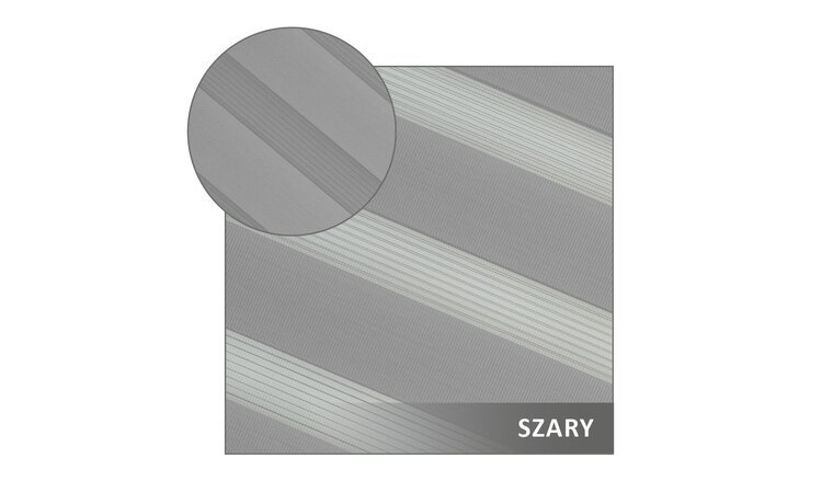 ROLETA DZIEŃ NOC SOFT BEZINWAZYJNA  SZARA