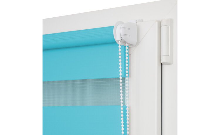 ROLETA DZIEŃ NOC SOFT BEZINWAZYJNA  TURKUSOWA