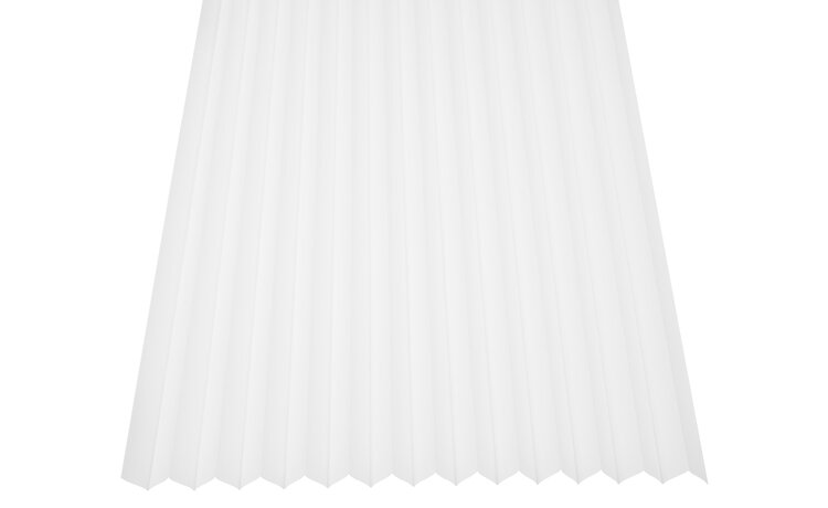 Roleta plisowana klasyczna 0800MK BIAŁY profil Biały