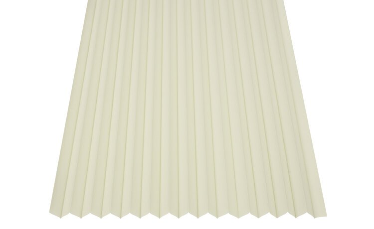 Roleta plisowana klasyczna 2079MK ECRU profil Biały