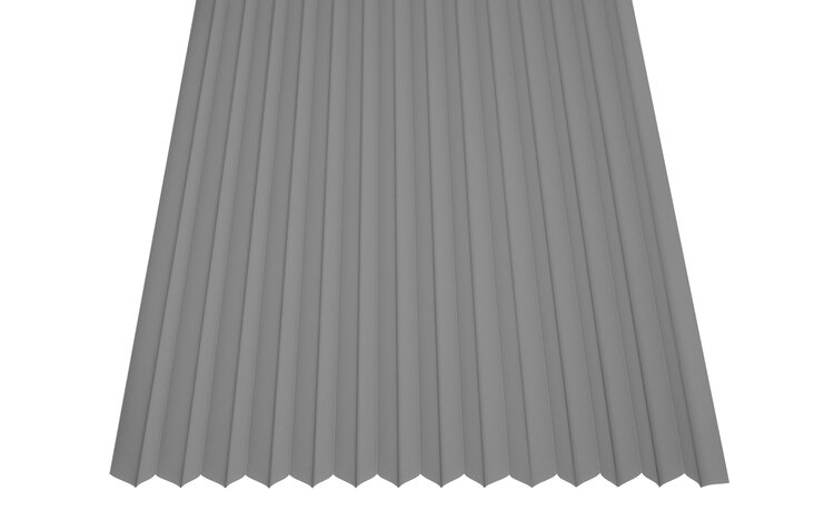 Roleta plisowana klasyczna 526MK SZARY profil Biały