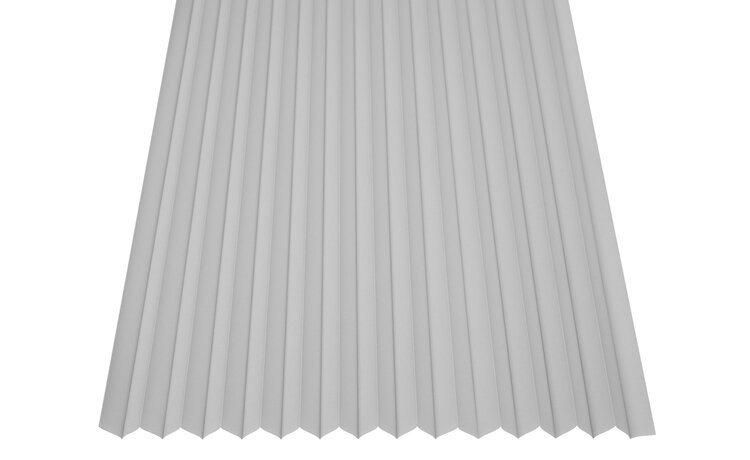 Roleta plisowana klasyczna 558MK STALOWY profil Biały