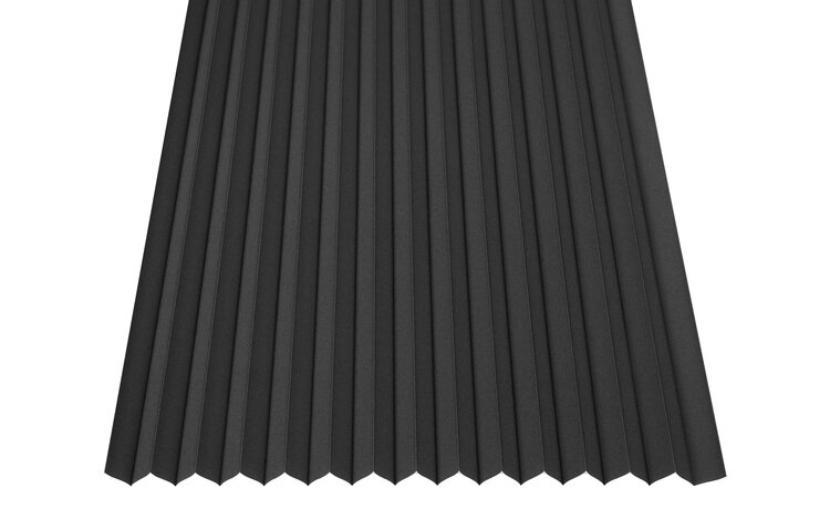 Roleta plisowana klasyczna 671MK GRAFIT profil Biały