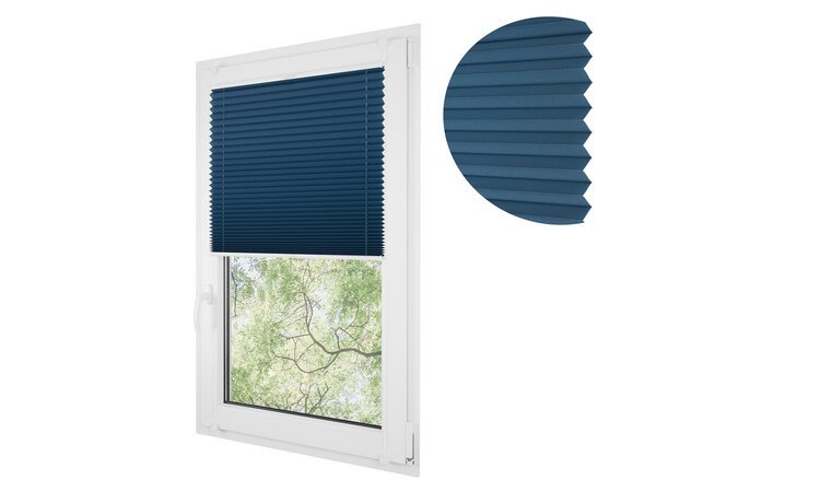 Roleta plisowana klasyczna 673MK GRANAT profil Biały