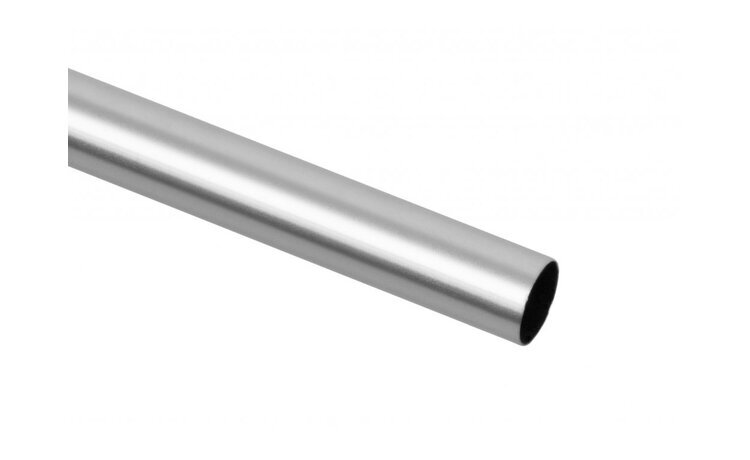 Rurka metalowa fi 19 chrom mat do karnisza