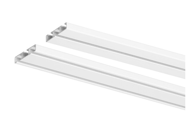 Szyna 2+1 aluminiowa biała pojedyncza/podwójna
