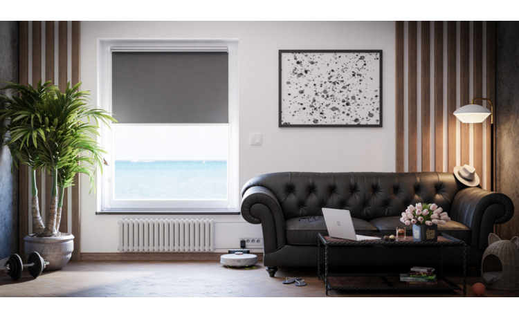 TKANINA DO ROLET ZACIEMNIAJĄCA KOLOR WHITE