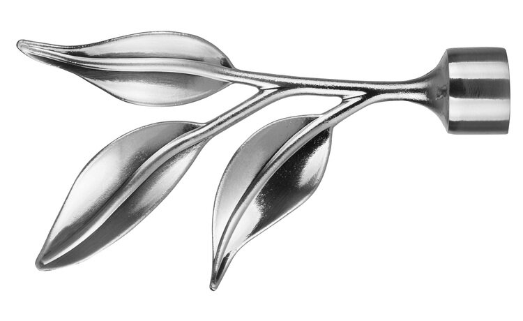 Zakończenie do karnisza fi 19 Bawaro efekt stali - 2szt