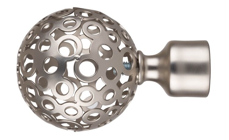 Zakończenie do karnisza fi 19 Moon chrom mat - 2szt