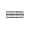 Zakończenie do karnisza fi 25 Cylinder chrom mat - 2szt
