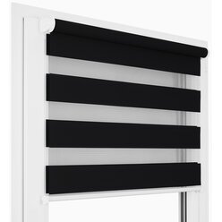 ROLETA DZIEŃ NOC SOFT BEZINWAZYJNA  CZARNA