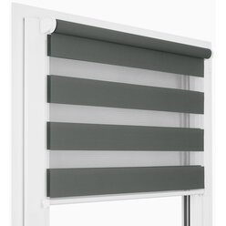 ROLETA DZIEŃ NOC SOFT BEZINWAZYJNA  GRAFITOWA