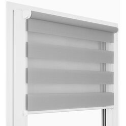 ROLETA DZIEŃ NOC SOFT BEZINWAZYJNA  STALOWY