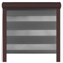 Roleta dzień noc w kasecie aluminiowej Grafit
