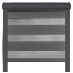Roleta dzień noc w kasecie aluminiowej Grafit
