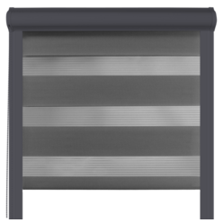 Roleta dzień noc w kasecie aluminiowej Grafit