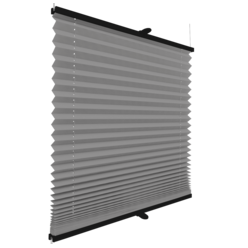 Roleta plisowana klasyczna 526MK SZARY profil Antracytowy 