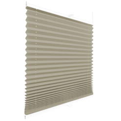 Roleta plisowana klasyczna 555MK BEŻ profil Biały