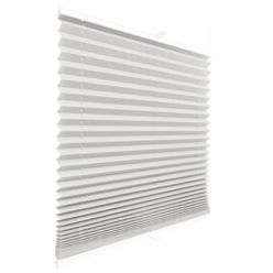 Roleta plisowana klasyczna 558MK STALOWY profil Biały