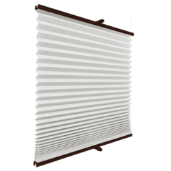 Roleta plisowana klasyczna 558MK STALOWY profil Brązowy