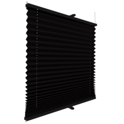 Roleta plisowana klasyczna 753MK CZARNY profil Antracytowy