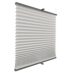 Roleta plisowana klasyczna Stalowa profil Szary