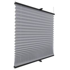 Roleta plisowana klasyczna Szara profil Antracytowy
