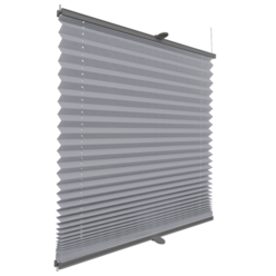 Roleta plisowana klasyczna Szara profil Szary