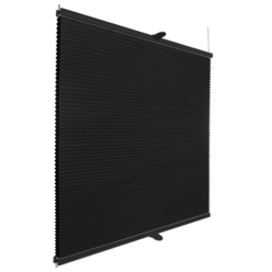 Roleta plisowana plaster miodu black profil antracytowy