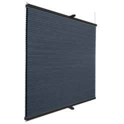 Roleta plisowana plaster miodu navy profil antracytowy